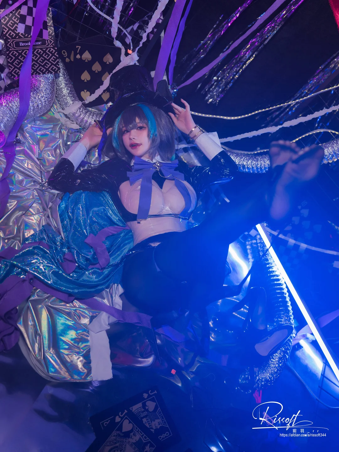 前羽rr - 碧蓝航线 柴郡魔术师 [50P] tg@simisebaisi46.webp