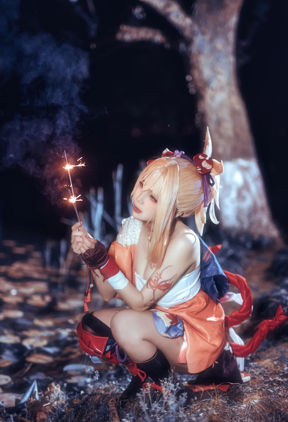 墨色的团子_墨舒 - 原神 宵宫 [15P] tg@simisebaisi6.webp