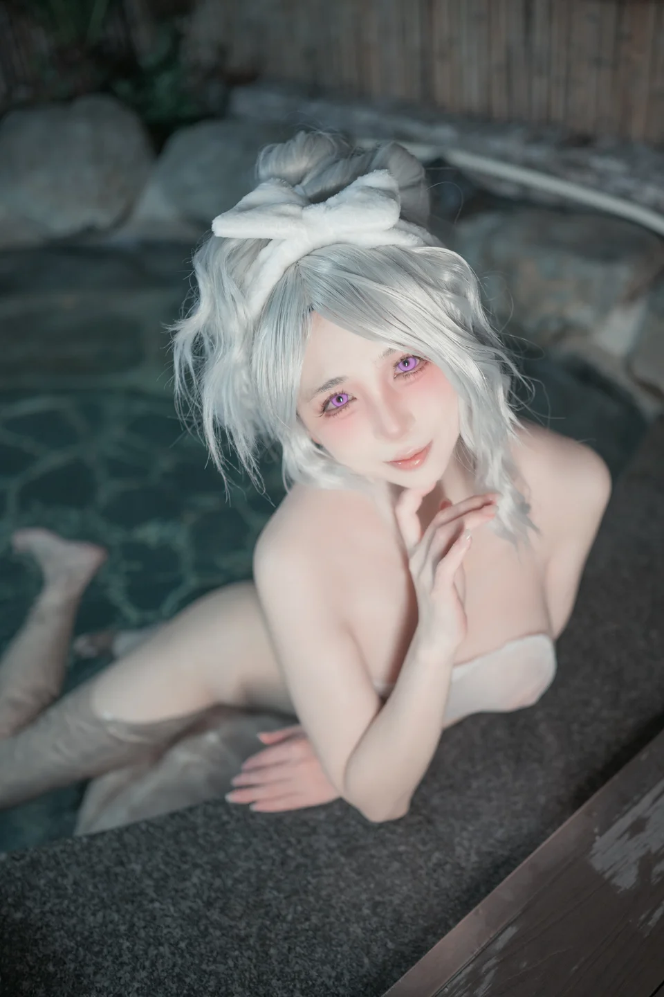 夏鸽鸽不想起床 - 温泉假日 【丝足阁写真】020.webp