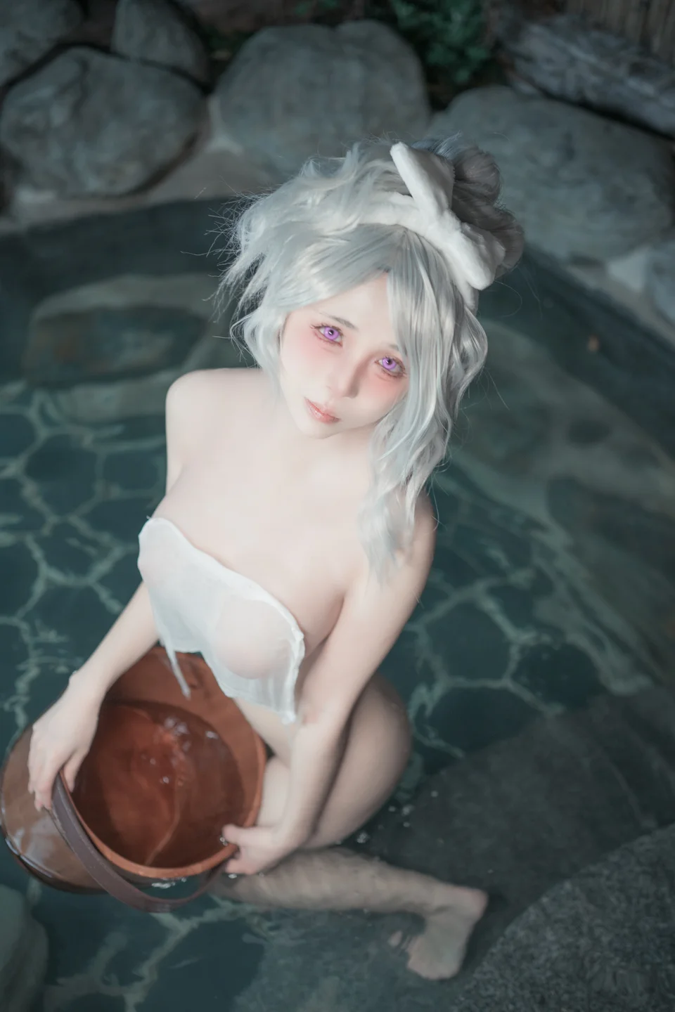 夏鸽鸽不想起床 - 温泉假日 【丝足阁写真】021.webp