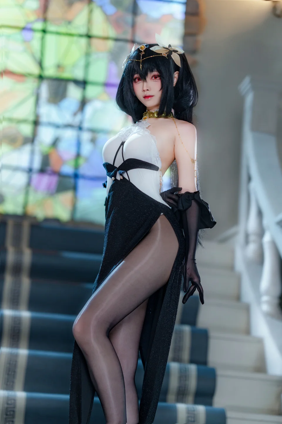 大大卷卷小卷 – 碧蓝航线 镇海礼服 [25P-309MB] 【丝足阁写真】004.webp