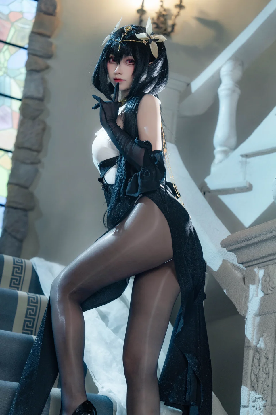 大大卷卷小卷 – 碧蓝航线 镇海礼服 [25P-309MB] 【丝足阁写真】010.webp
