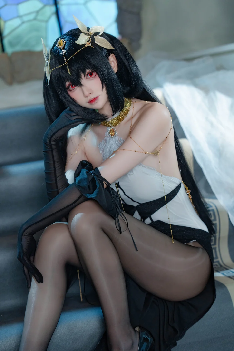 大大卷卷小卷 – 碧蓝航线 镇海礼服 [25P-309MB] 【丝足阁写真】015.webp