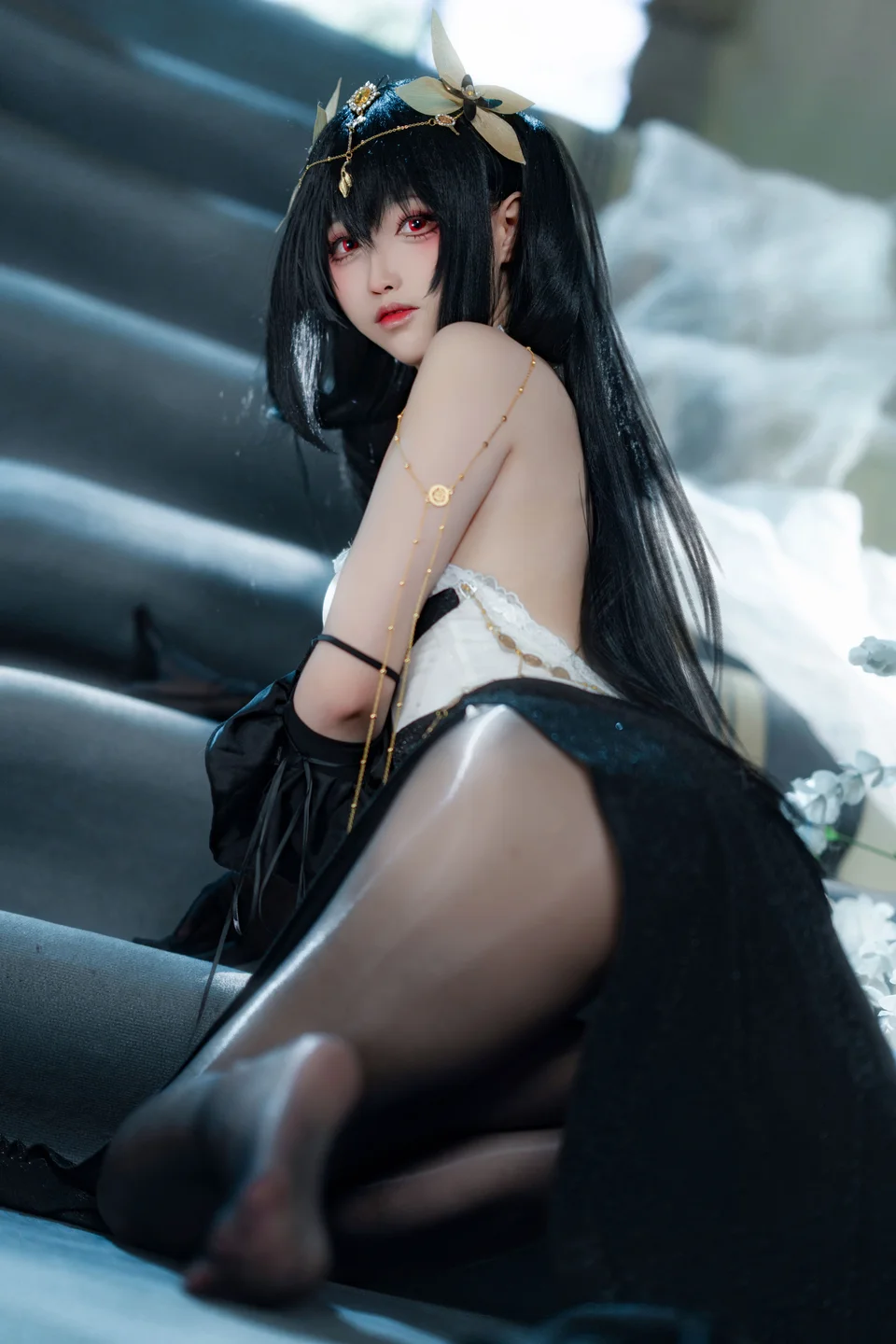 大大卷卷小卷 – 碧蓝航线 镇海礼服 [25P-309MB] 【丝足阁写真】021.webp