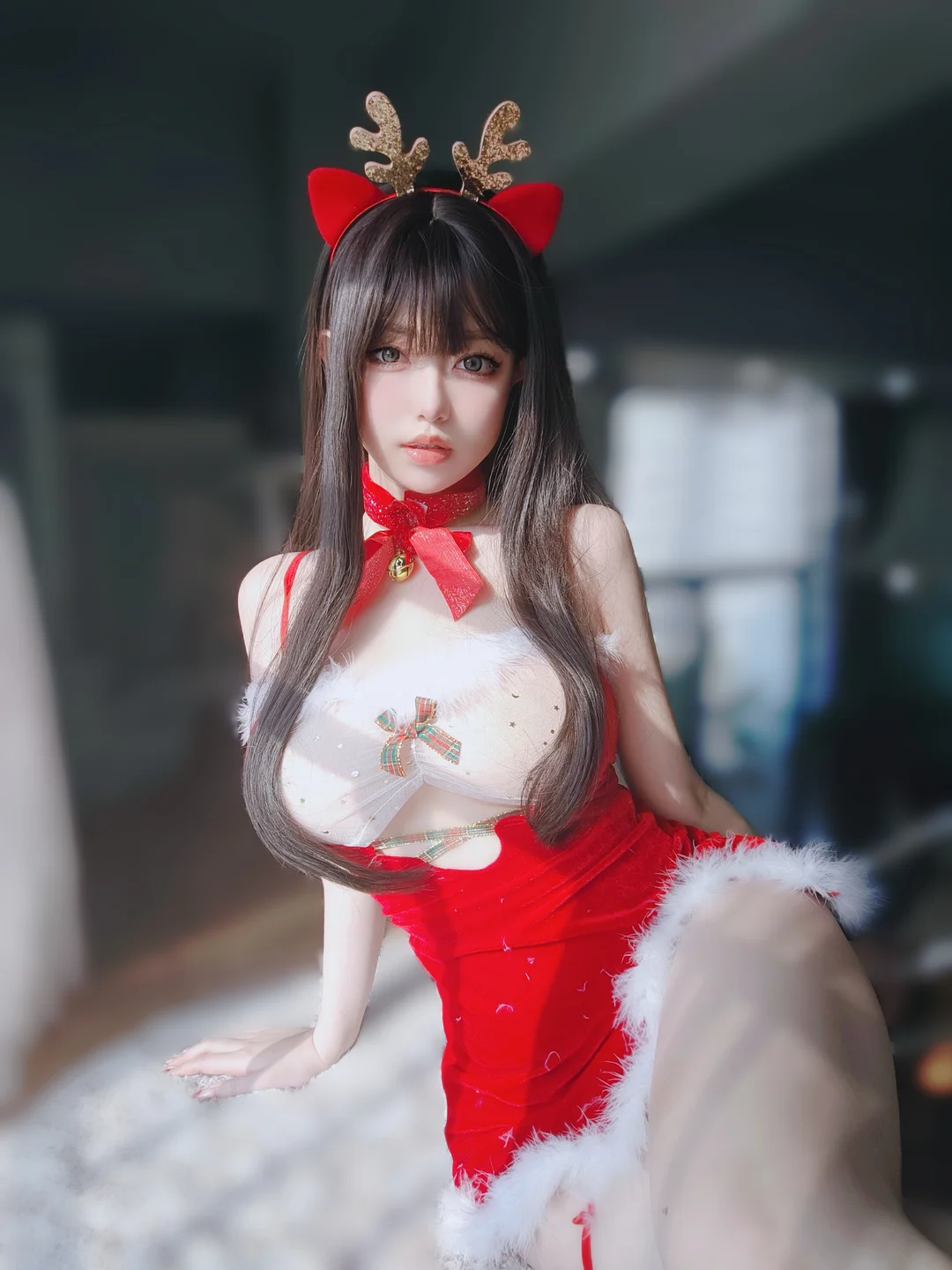 女主K - 圣诞麋鹿 [100P,1V-212MB] 001.webp