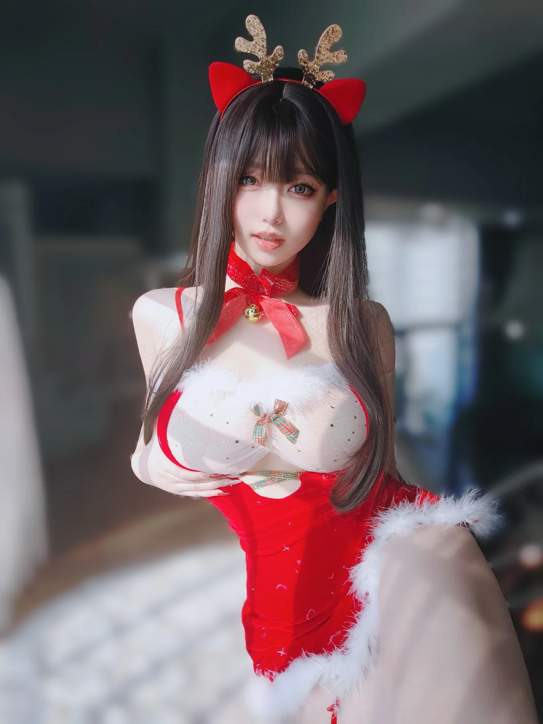 女主K - 圣诞麋鹿 [100P,1V-212MB] 003.webp