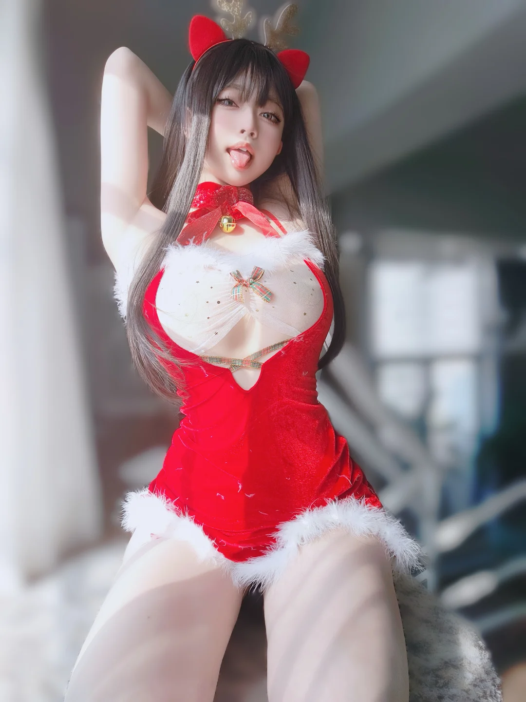 女主K - 圣诞麋鹿 [100P,1V-212MB] 010.webp