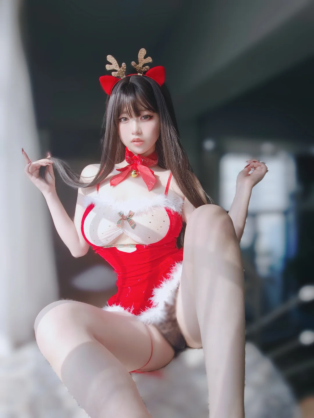 女主K - 圣诞麋鹿 [100P,1V-212MB] 015.webp