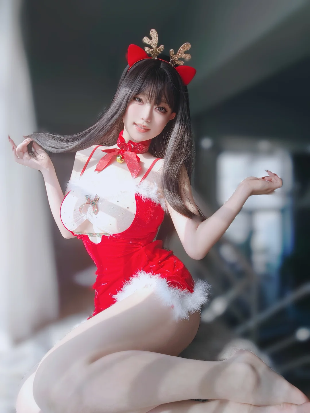 女主K - 圣诞麋鹿 [100P,1V-212MB] 016.webp
