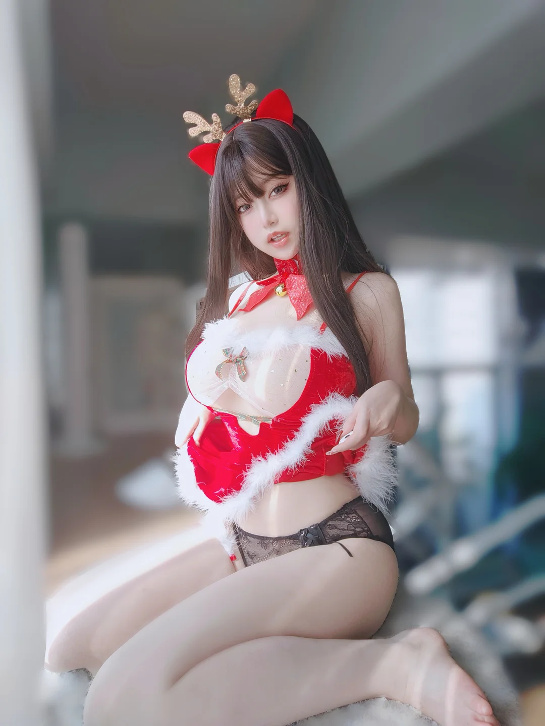 女主K - 圣诞麋鹿 [100P,1V-212MB] 024.webp