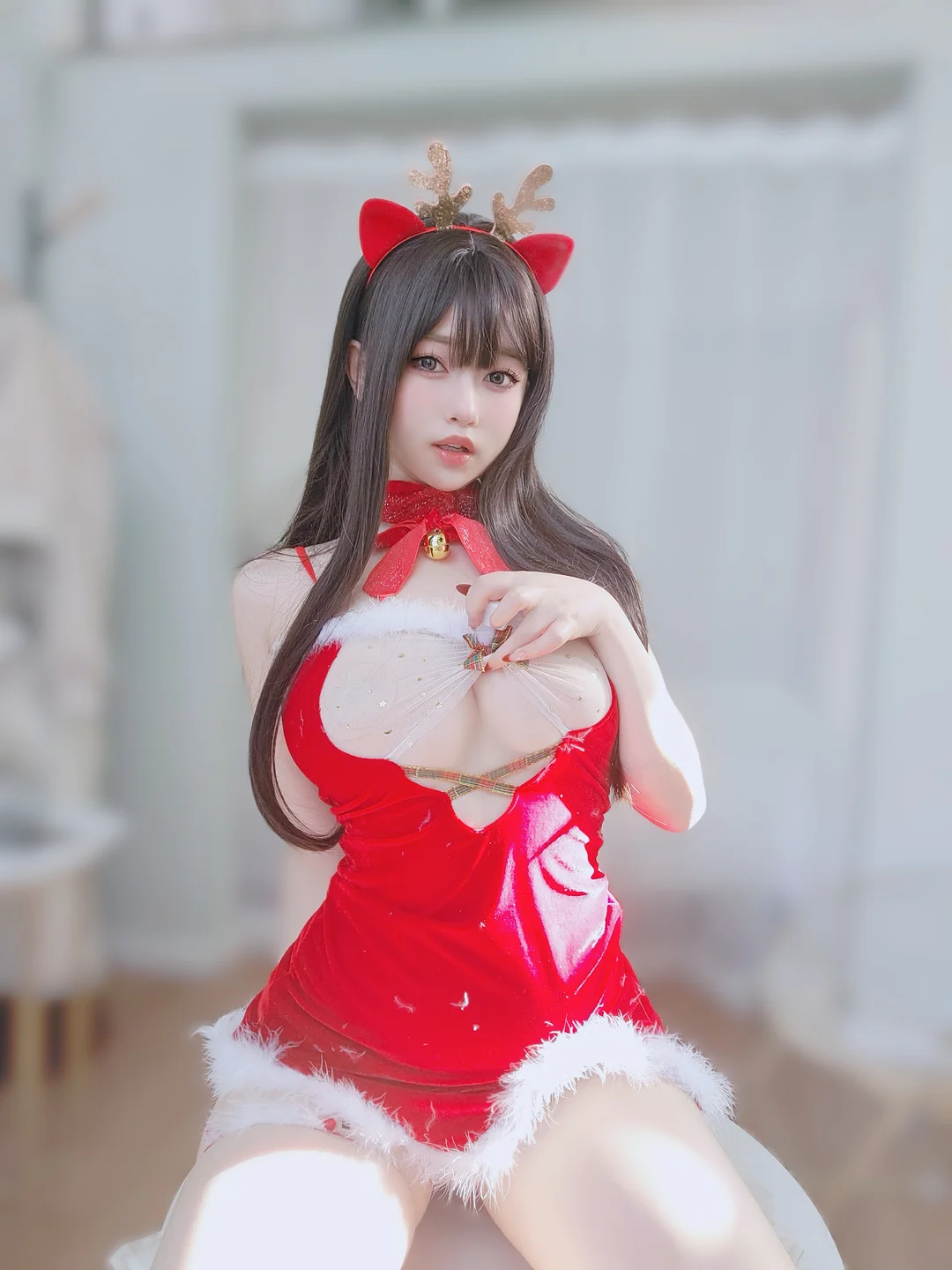 女主K - 圣诞麋鹿 [100P,1V-212MB] 051.webp