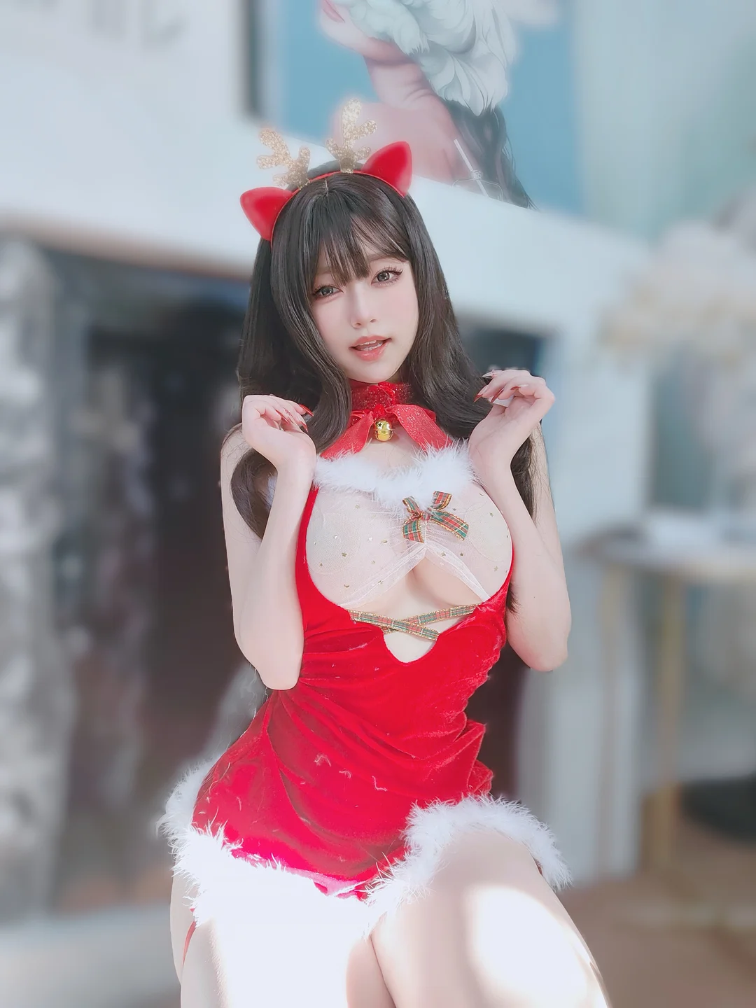 女主K - 圣诞麋鹿 [100P,1V-212MB] 055.webp