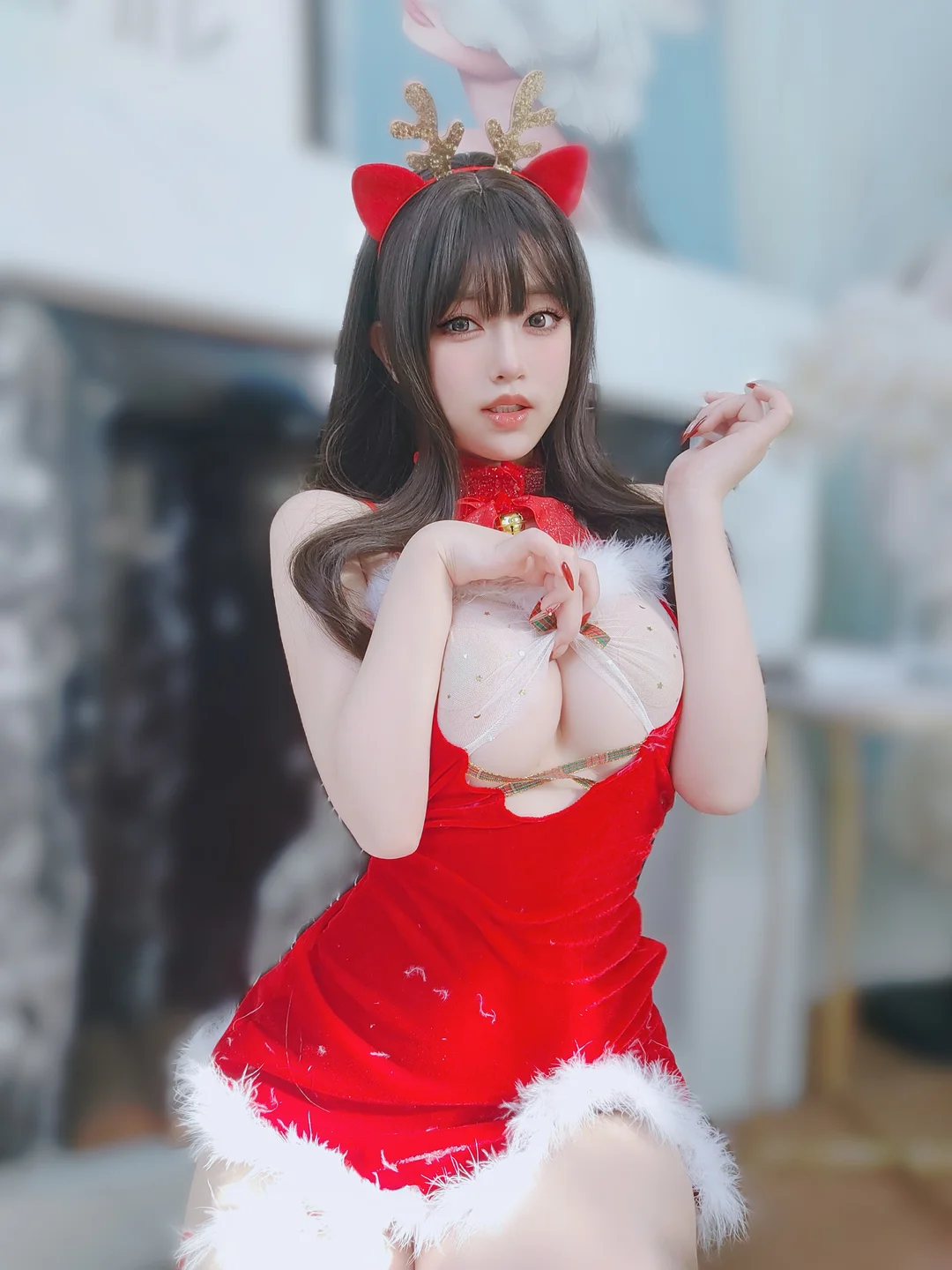 女主K - 圣诞麋鹿 [100P,1V-212MB] 056.webp