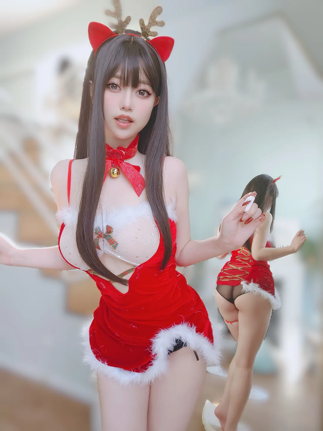 女主K - 圣诞麋鹿 [100P,1V-212MB] 057.webp