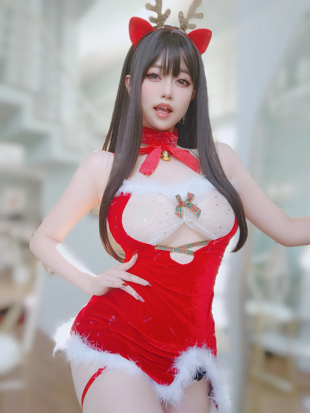 女主K - 圣诞麋鹿 [100P,1V-212MB] 061.webp