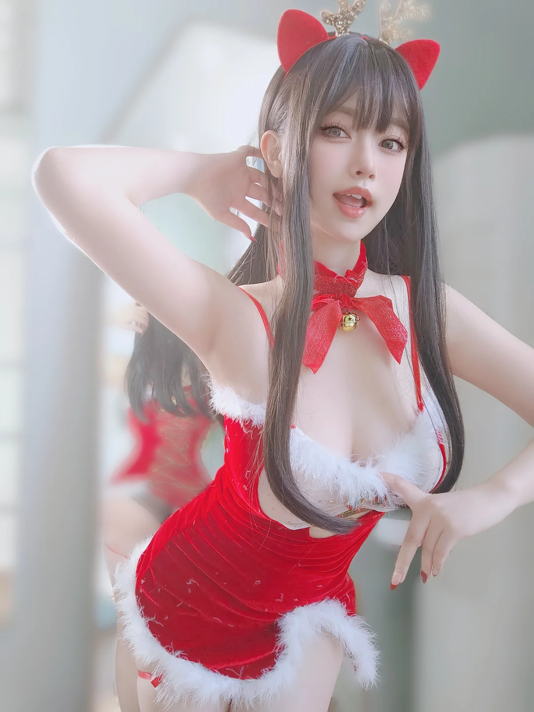 女主K - 圣诞麋鹿 [100P,1V-212MB] 062.webp