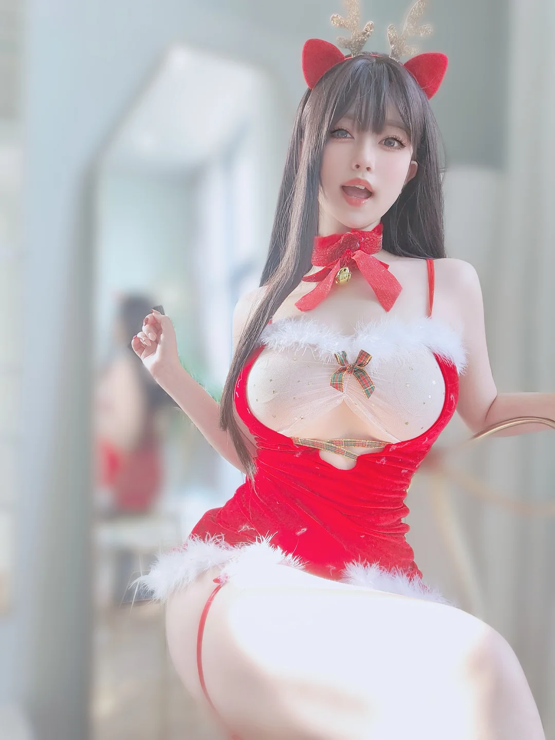 女主K - 圣诞麋鹿 [100P,1V-212MB] 066.webp