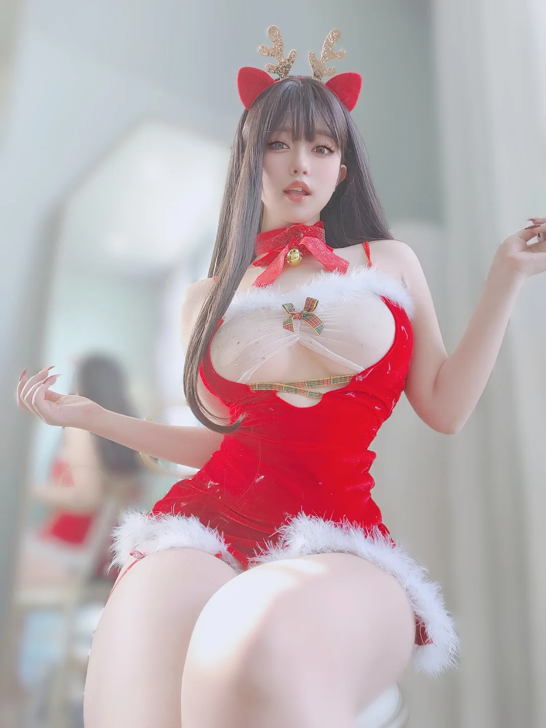 女主K - 圣诞麋鹿 [100P,1V-212MB] 067.webp