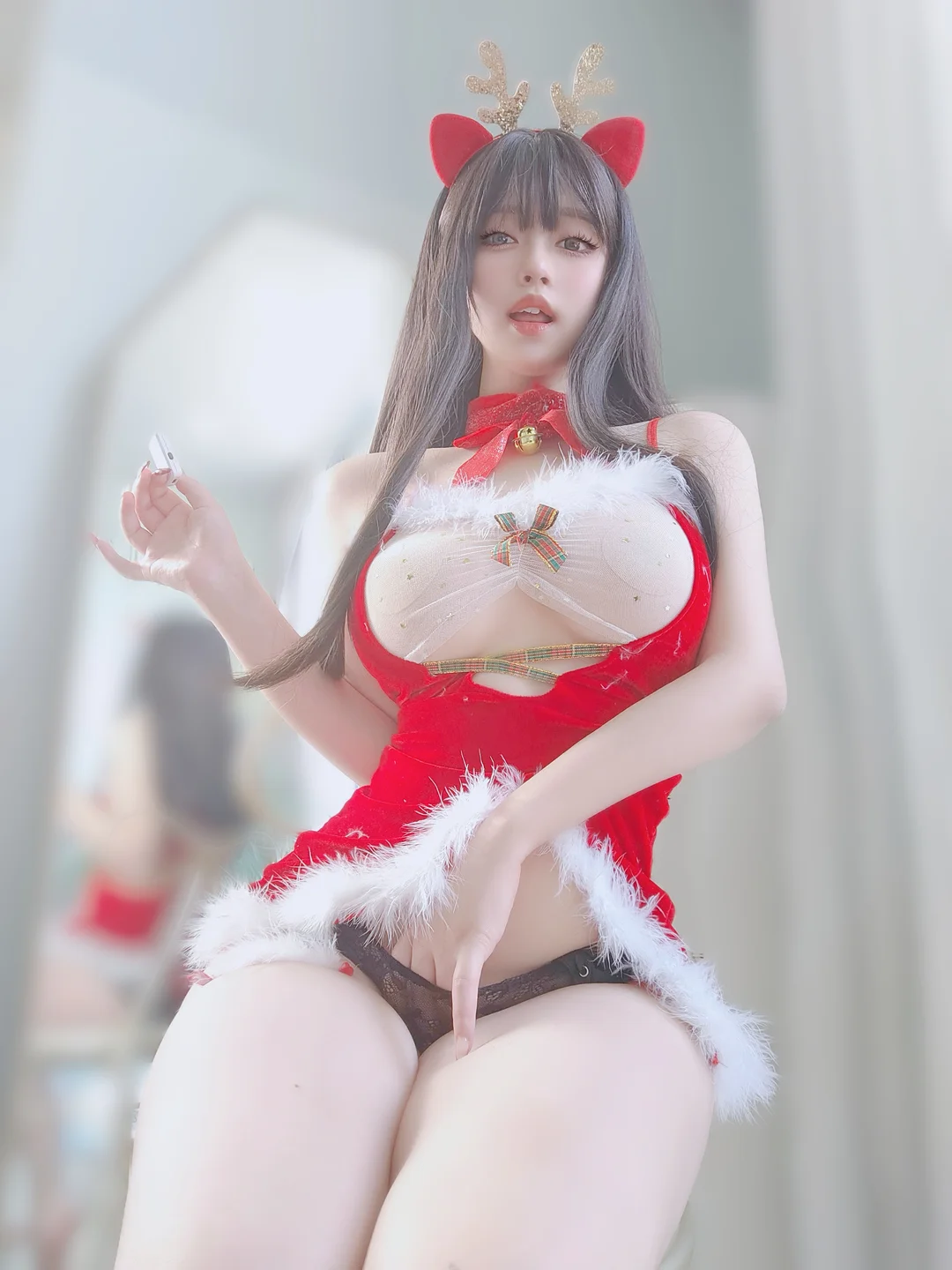 女主K - 圣诞麋鹿 [100P,1V-212MB] 068.webp