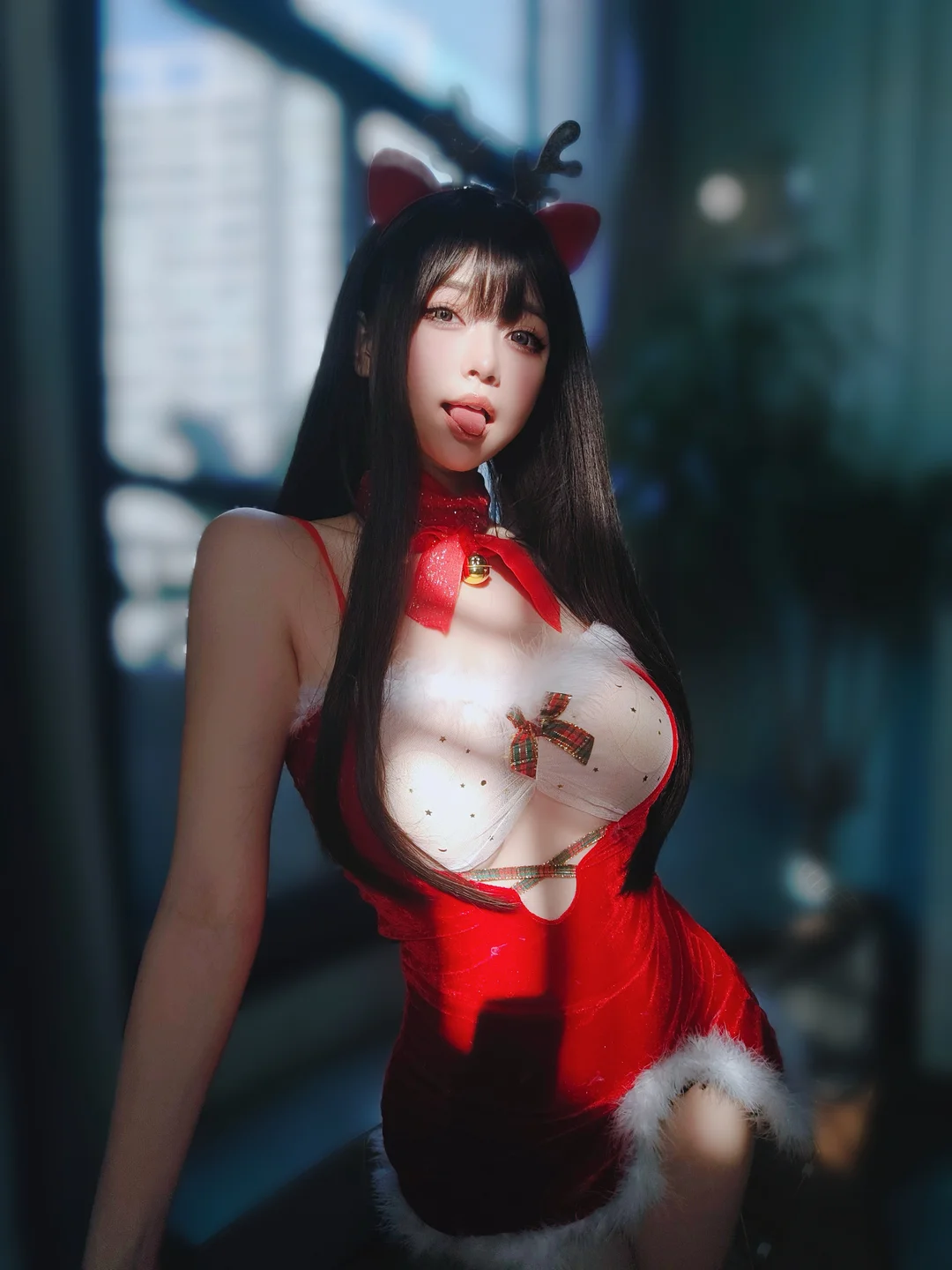 女主K - 圣诞麋鹿 [100P,1V-212MB] 083.webp