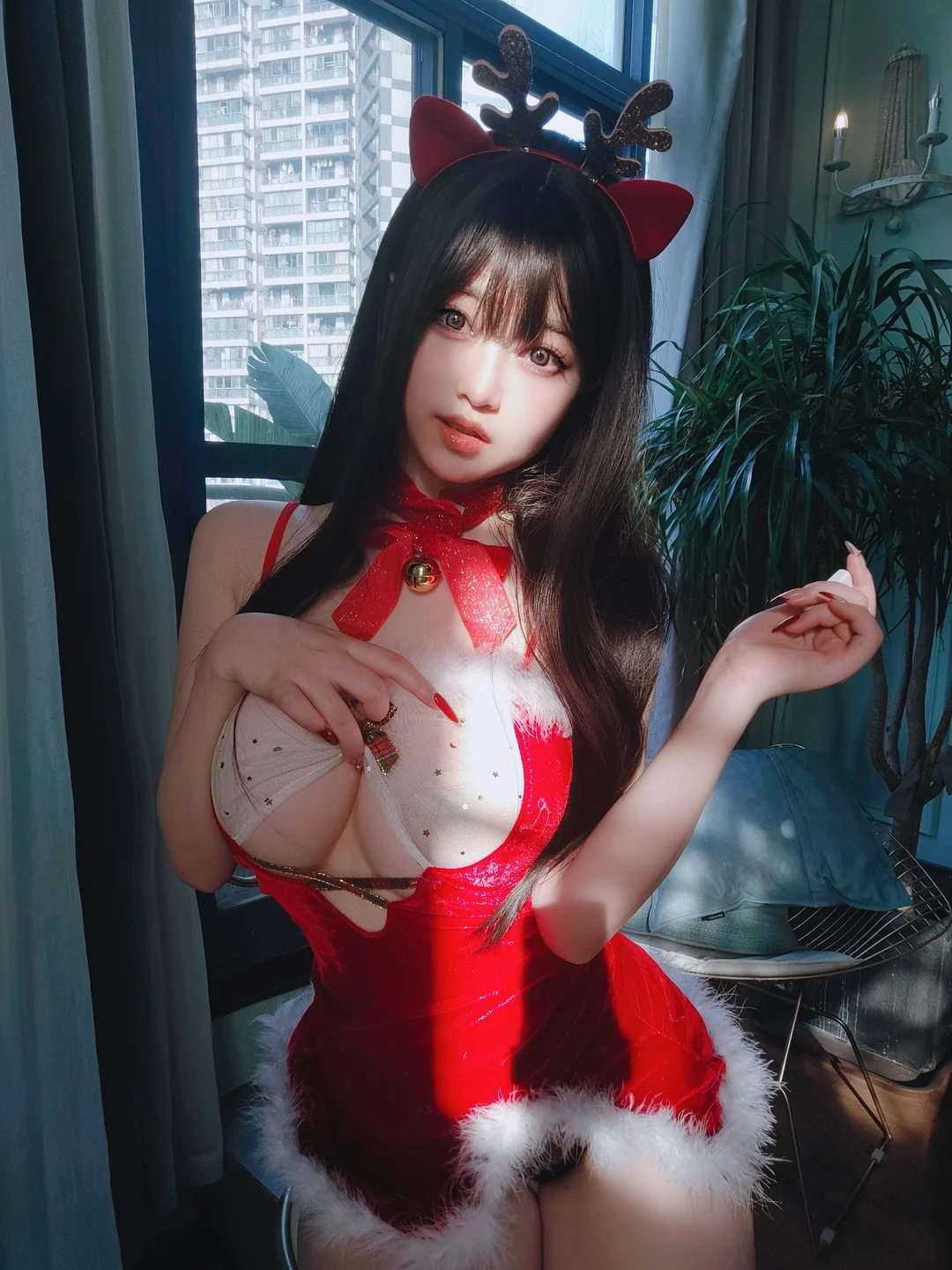女主K - 圣诞麋鹿 [100P,1V-212MB] 085.webp