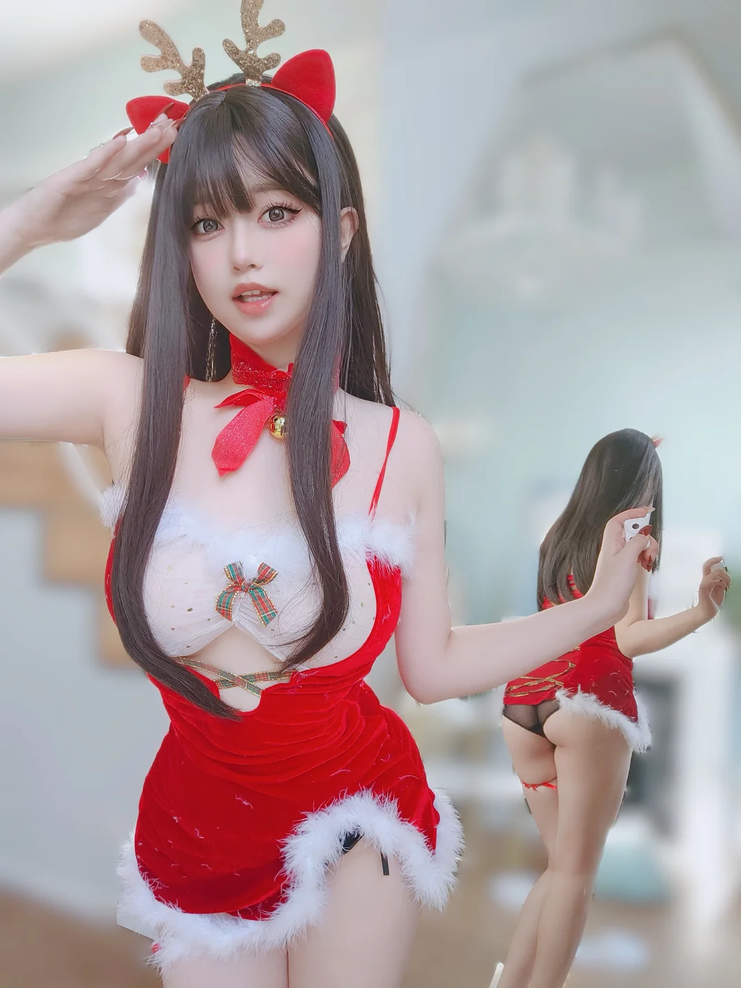 女主K - 圣诞麋鹿 [100P,1V-212MB] 095.webp
