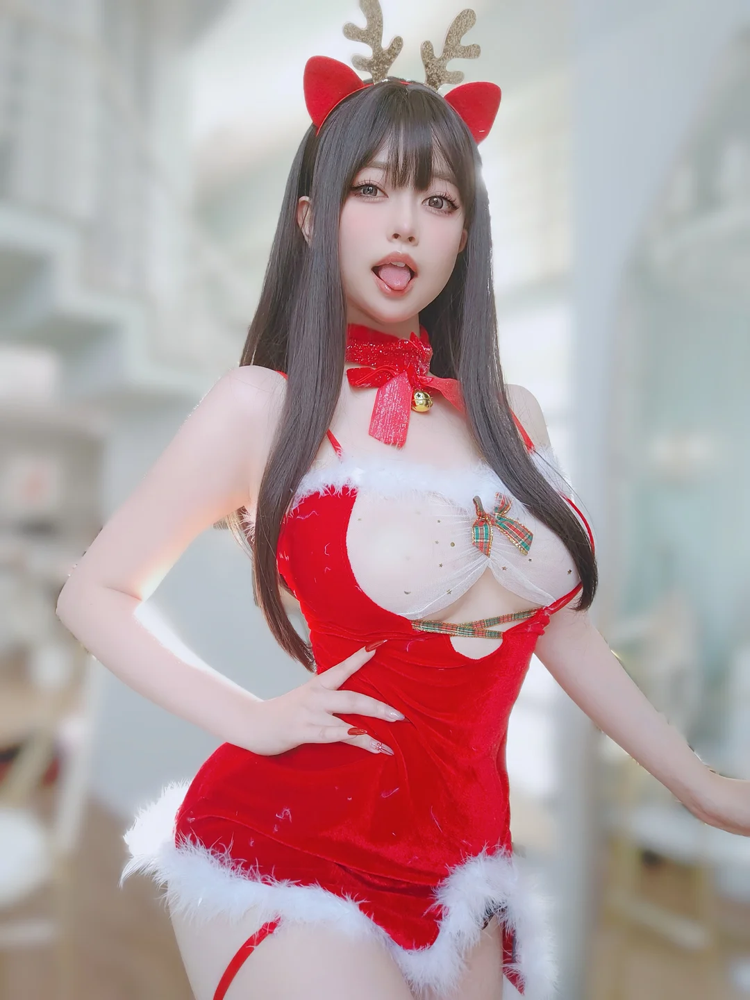女主K - 圣诞麋鹿 [100P,1V-212MB] 096.webp