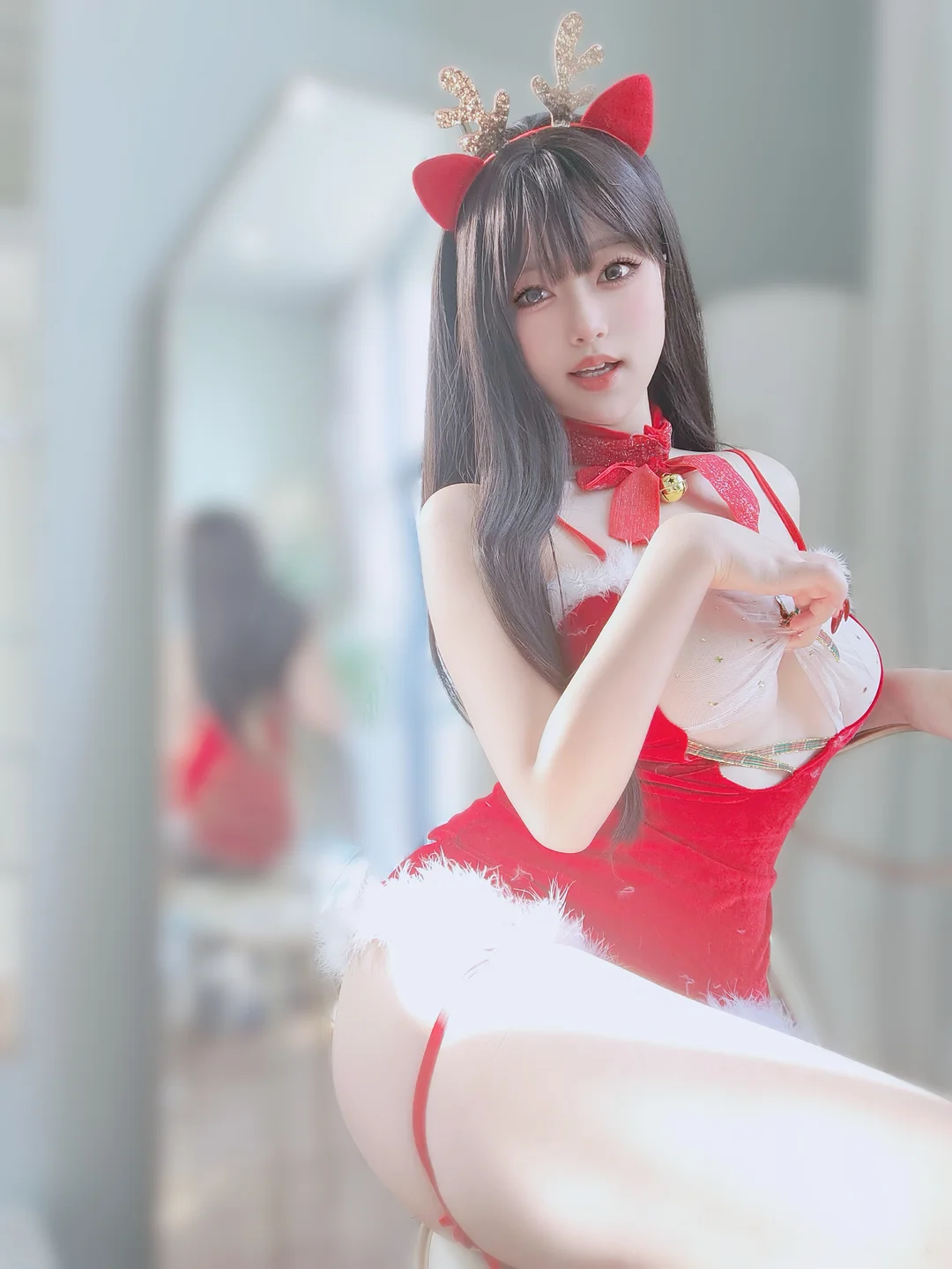 女主K - 圣诞麋鹿 [100P,1V-212MB] 098.webp