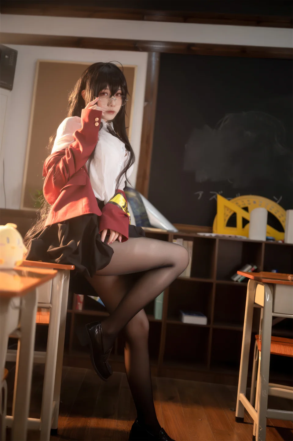 安食Ajiki - No.012 碧蓝航线 大凤 JK [40P-279MB] 007.webp