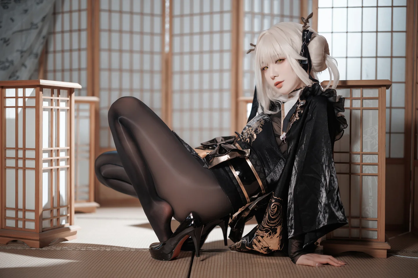 封疆疆v - NIKKE胜利女神 白兔布兰儿 和服 [40P] tg@simisebaisi11.webp