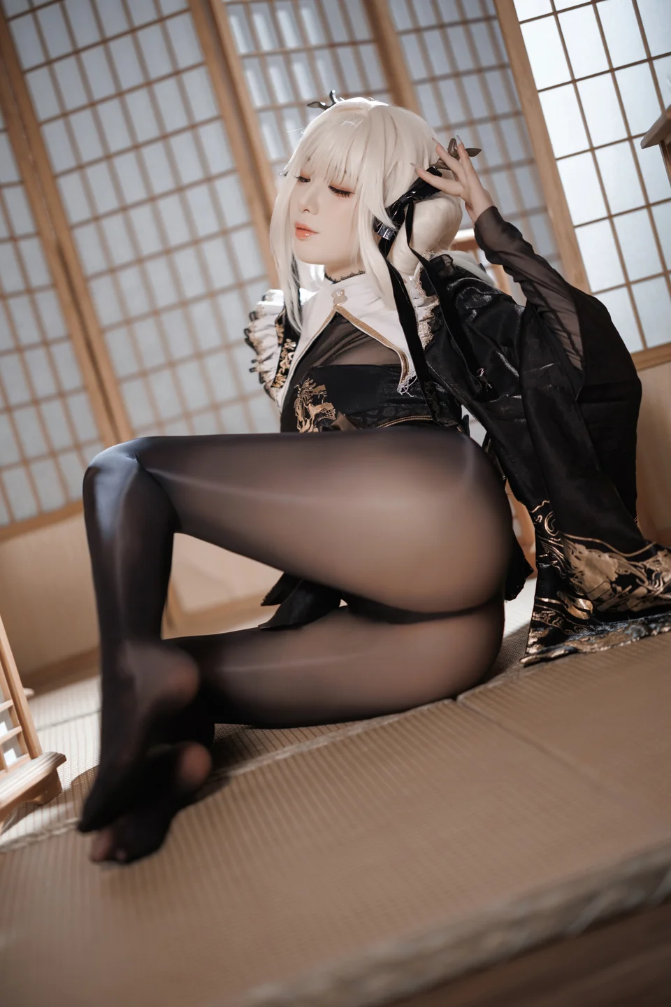 封疆疆v - NIKKE胜利女神 白兔布兰儿 和服 [40P] tg@simisebaisi18.webp
