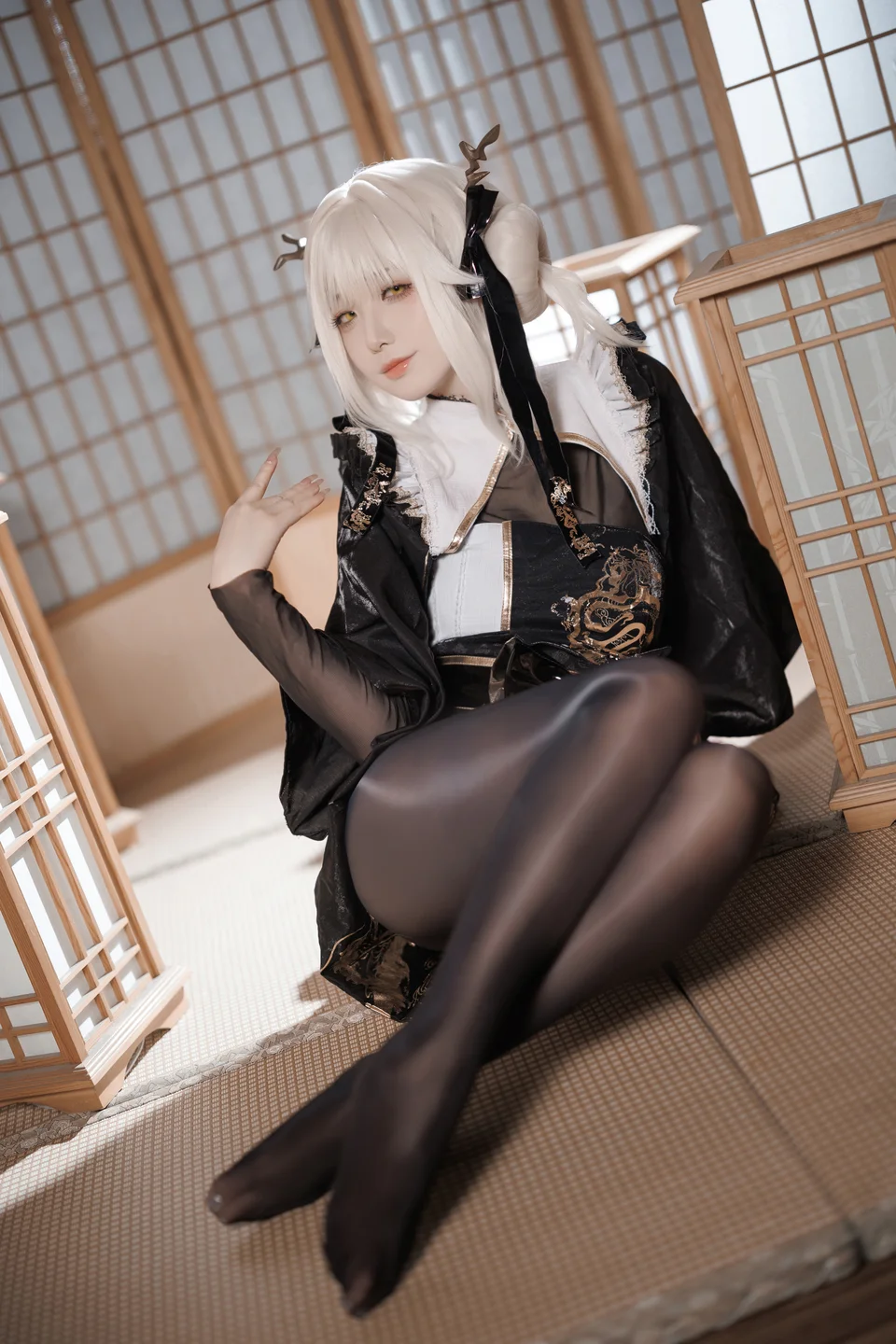 封疆疆v - NIKKE胜利女神 白兔布兰儿 和服 [40P] tg@simisebaisi20.webp