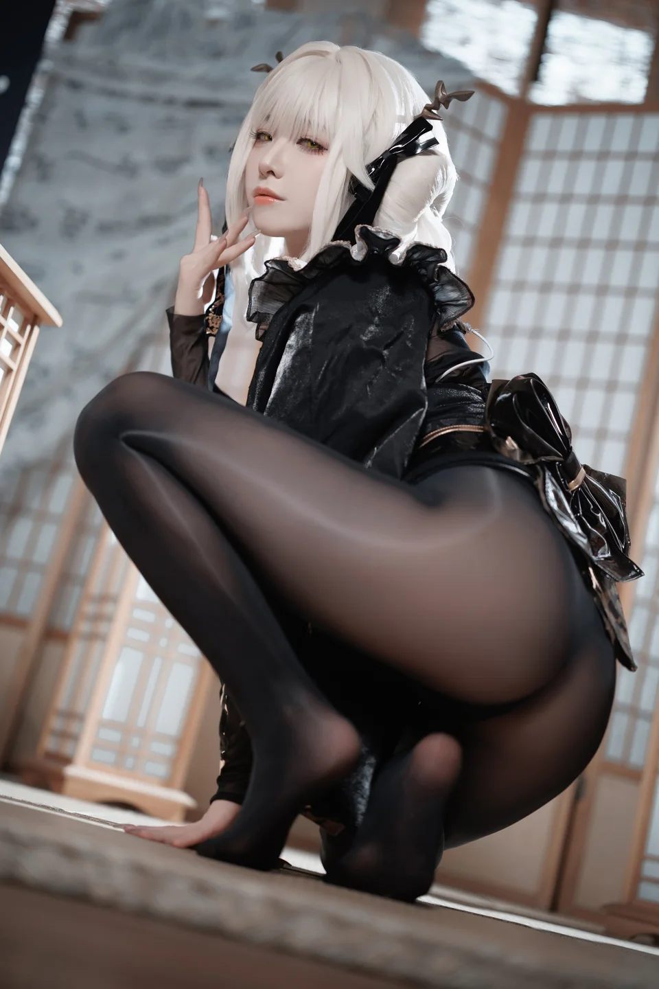 封疆疆v - NIKKE胜利女神 白兔布兰儿 和服 [40P] tg@simisebaisi39.webp