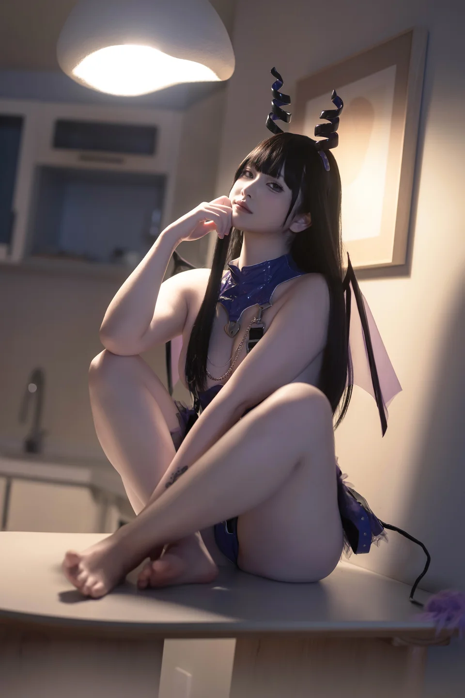 屿鱼 – 凋零月影 [29P-165MB] 【丝足阁写真】018.webp