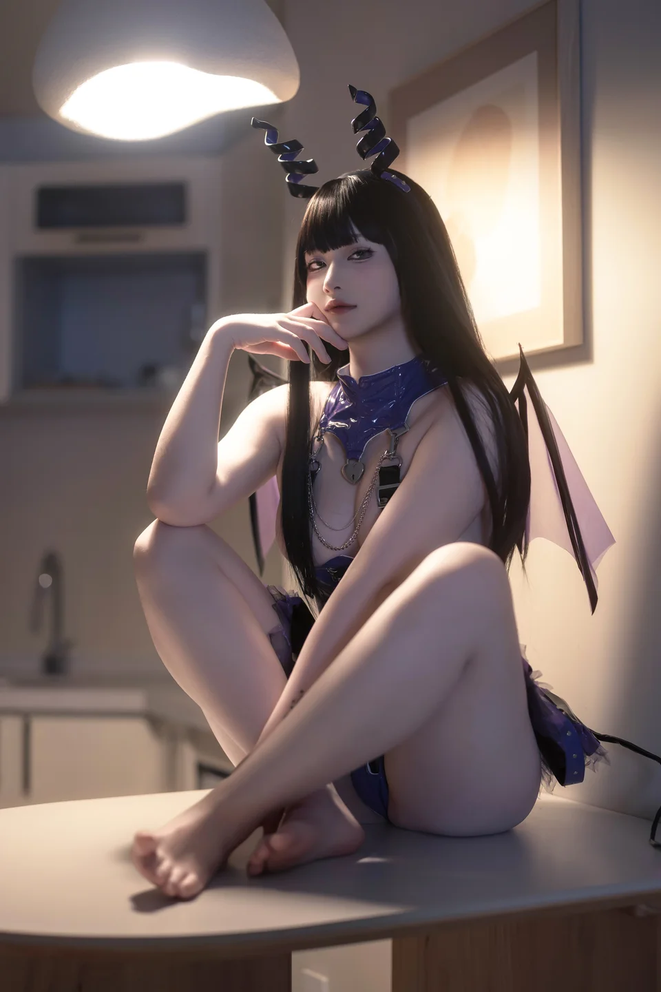 屿鱼 – 凋零月影 [29P-165MB] 【丝足阁写真】019.webp