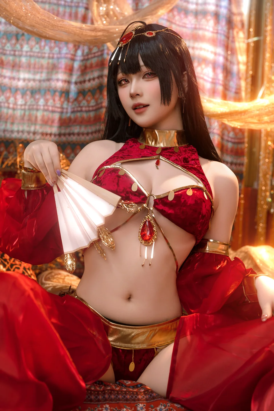 屿鱼 – 大凤舞娘 新年特典 [50P-470MB] 【丝足阁写真】008.webp