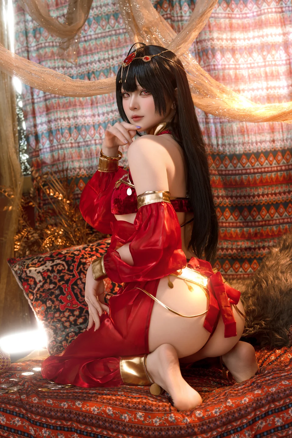 屿鱼 – 大凤舞娘 新年特典 [50P-470MB] 【丝足阁写真】018.webp
