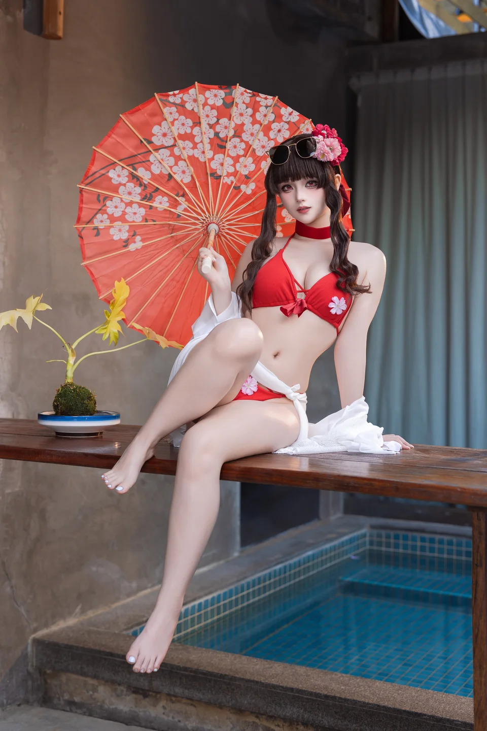 屿鱼 – 樱花泳装 [80P-935MB] 【丝足阁写真】011.webp