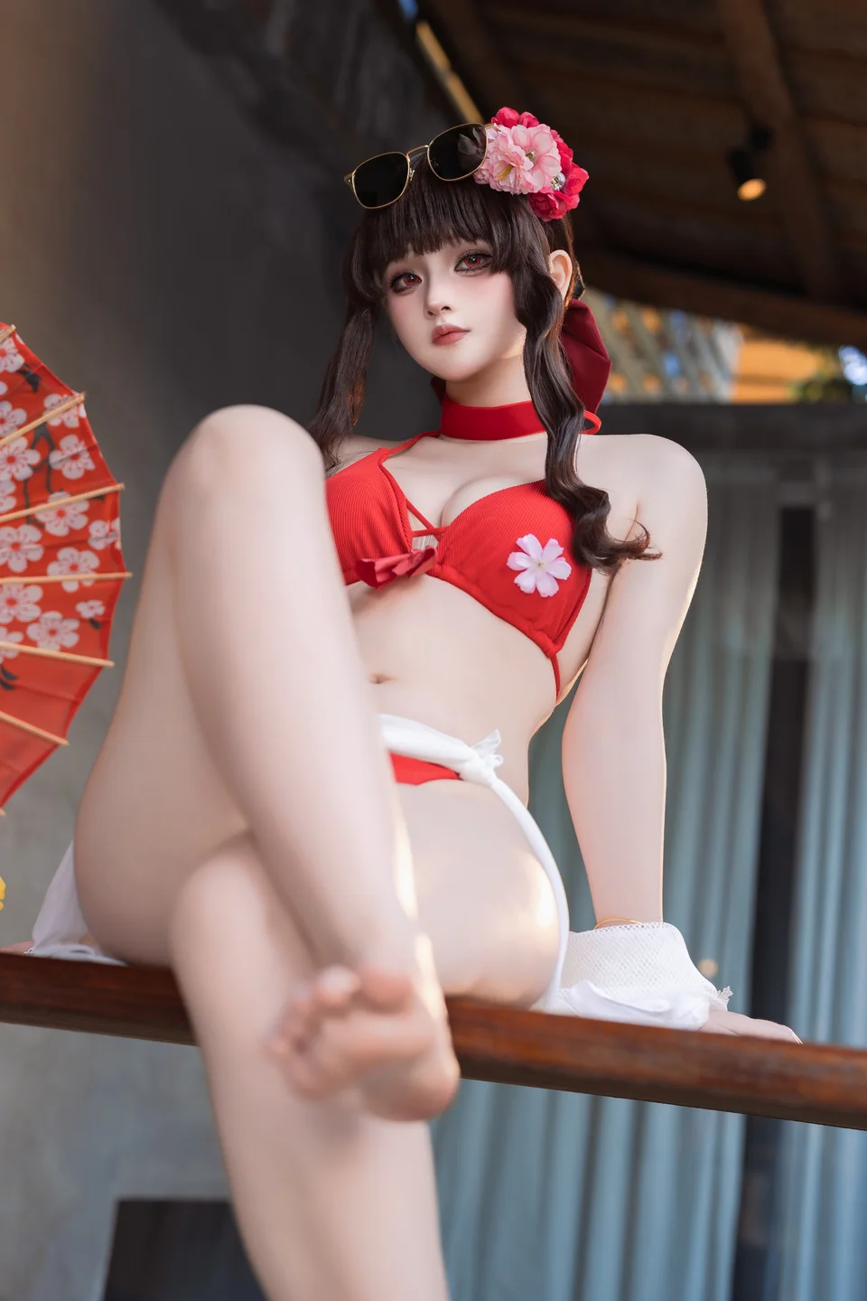 屿鱼 – 樱花泳装 [80P-935MB] 【丝足阁写真】018.webp