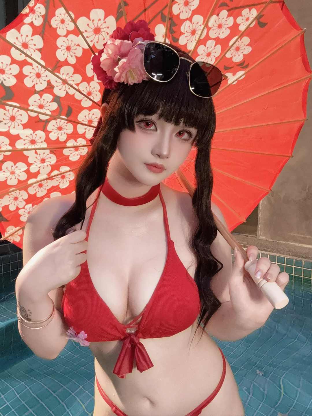 屿鱼 – 樱花泳装 [80P-935MB] 【丝足阁写真】077.webp