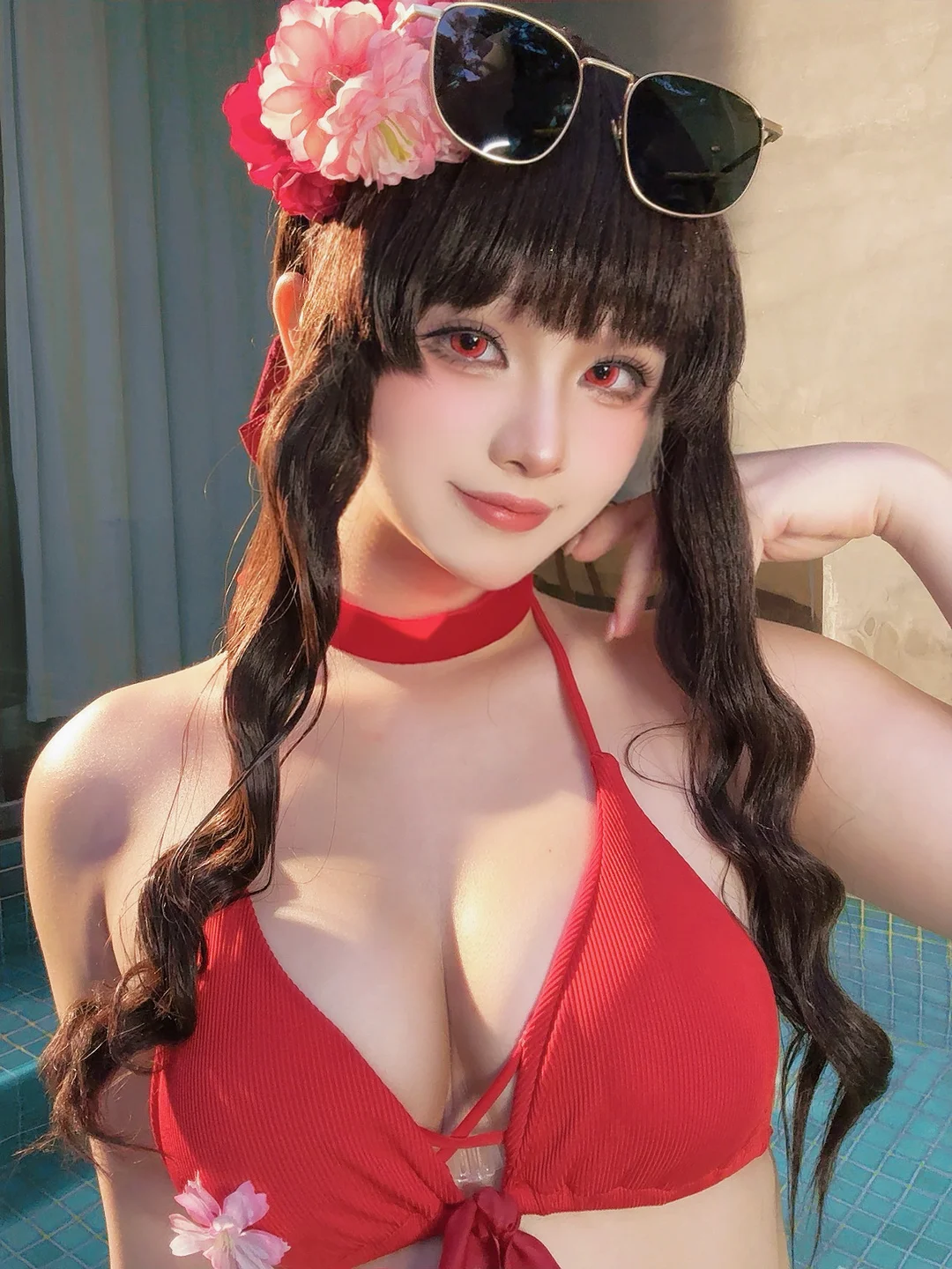 屿鱼 – 樱花泳装 [80P-935MB] 【丝足阁写真】079.webp