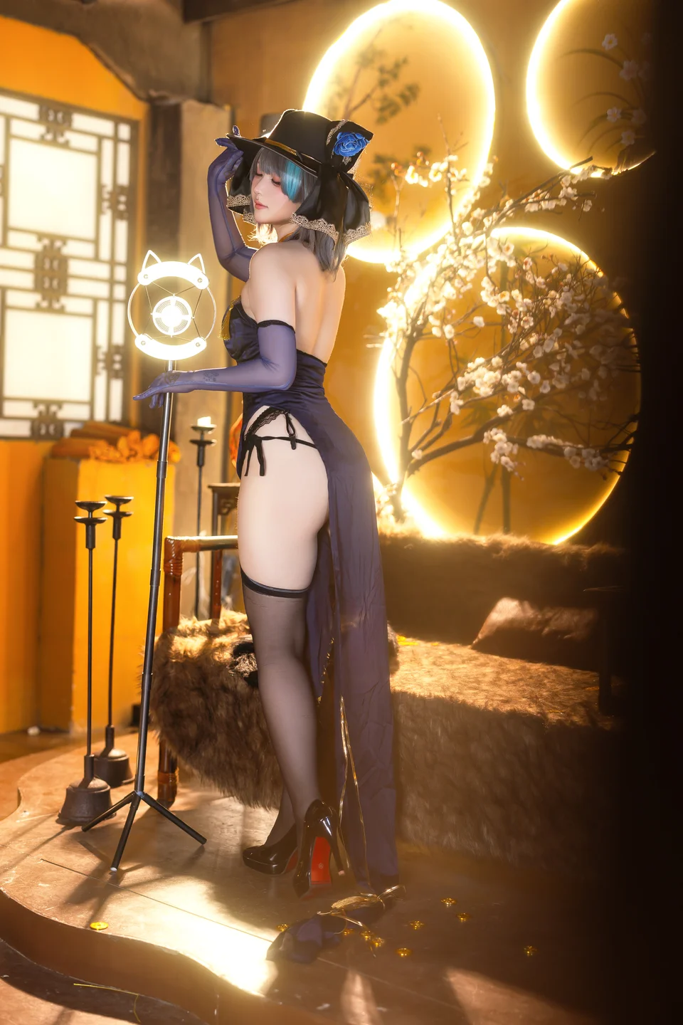 屿鱼 – 金装猫猫头 [60P-782MB] 【丝足阁写真】020.webp