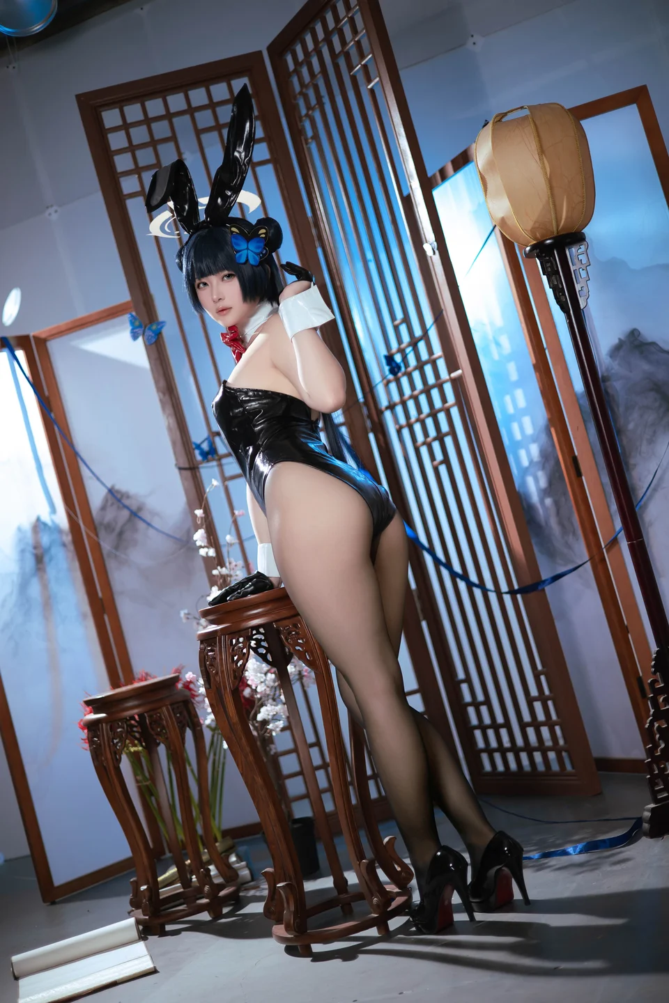 屿鱼 - 蔚蓝档案 龙华妃咲 兔女郎 [40P] tg@simisebaisi021.webp