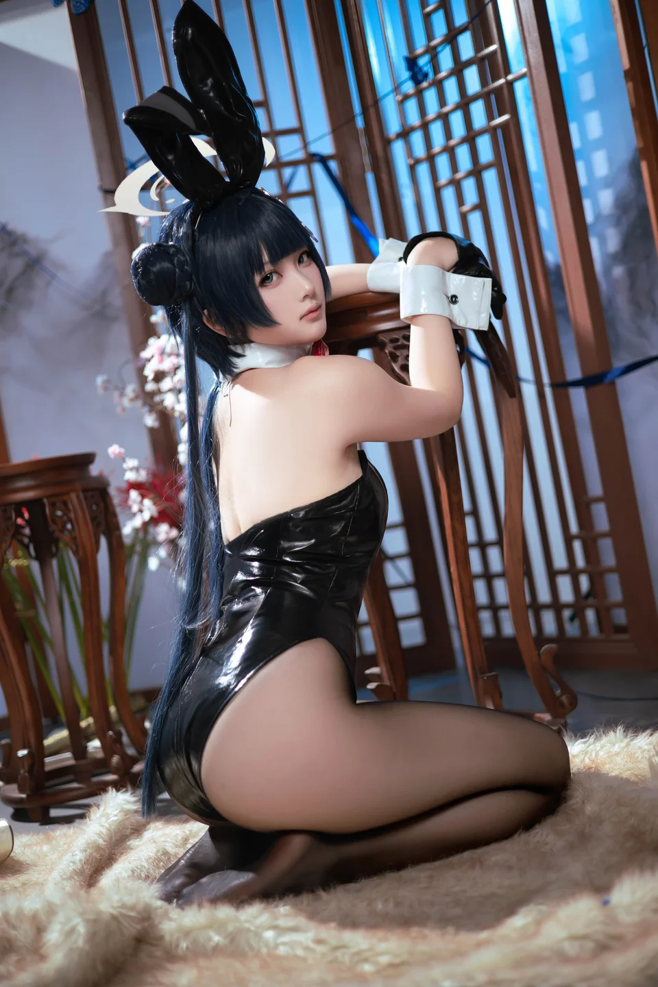 屿鱼 - 蔚蓝档案 龙华妃咲 兔女郎 [40P] tg@simisebaisi022.webp