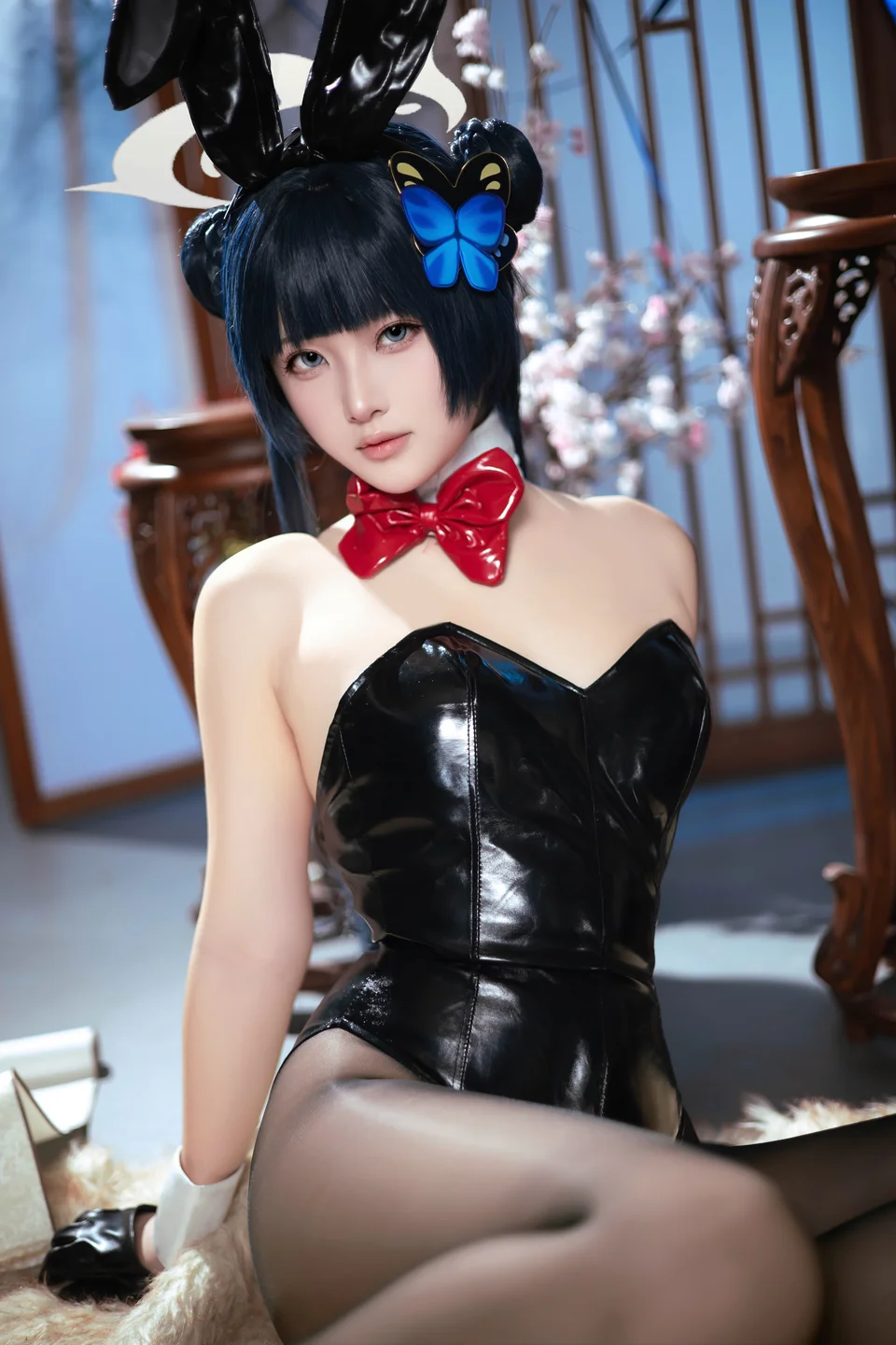 屿鱼 - 蔚蓝档案 龙华妃咲 兔女郎 [40P] tg@simisebaisi024.webp