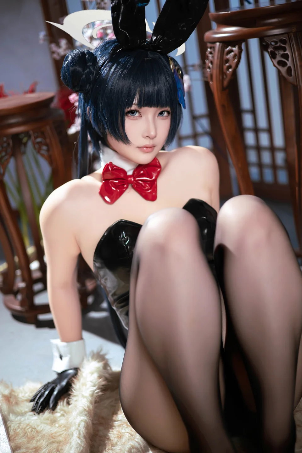 屿鱼 - 蔚蓝档案 龙华妃咲 兔女郎 [40P] tg@simisebaisi026.webp
