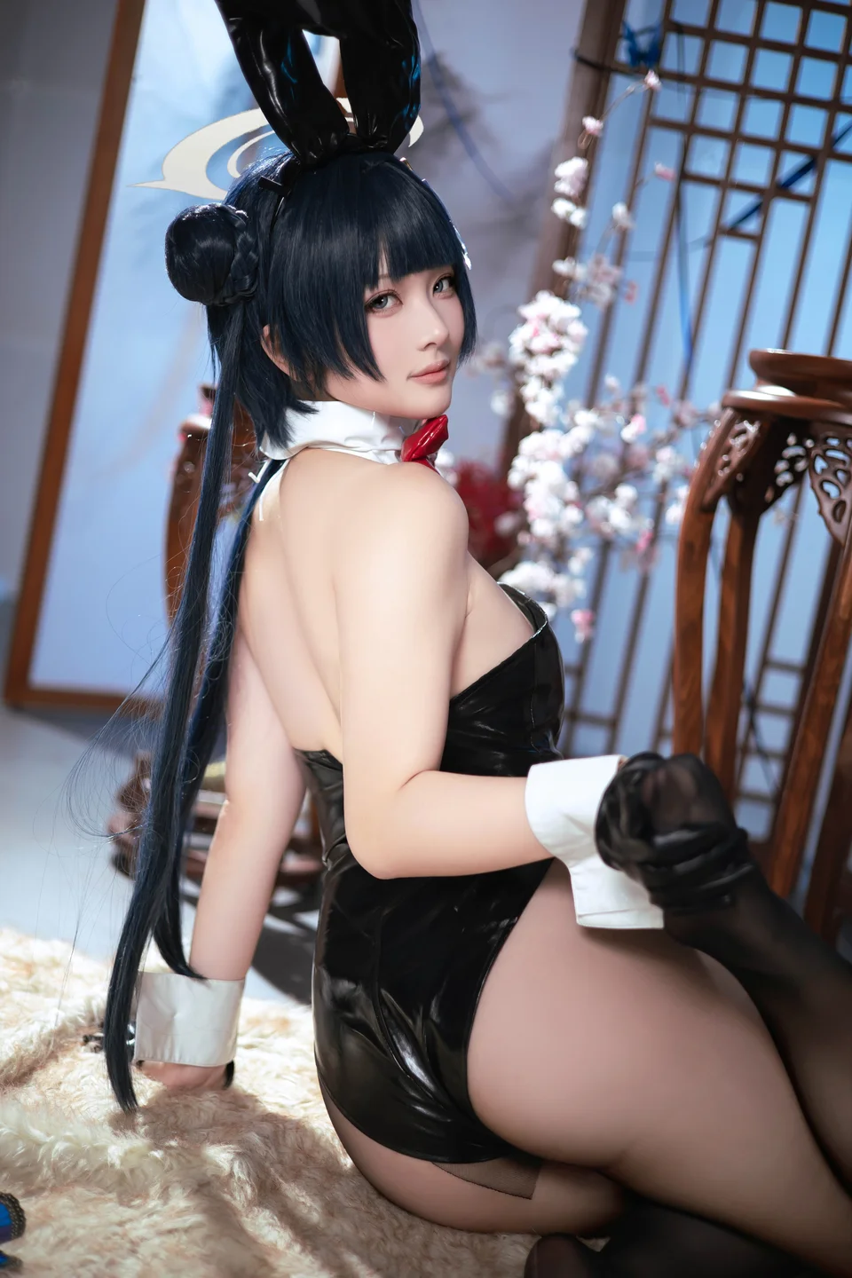 屿鱼 - 蔚蓝档案 龙华妃咲 兔女郎 [40P] tg@simisebaisi030.webp