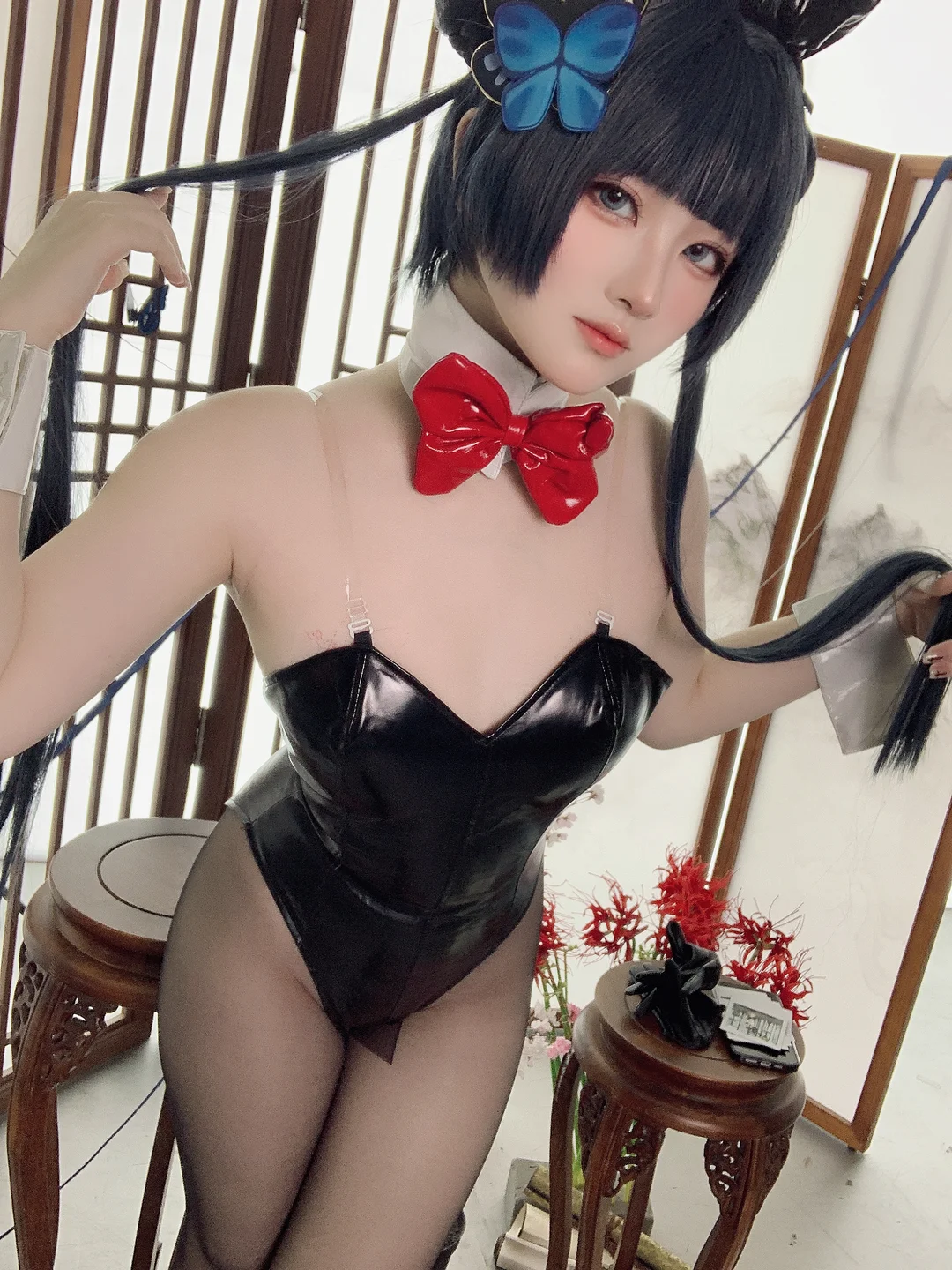 屿鱼 - 蔚蓝档案 龙华妃咲 兔女郎 [40P] tg@simisebaisi033.webp
