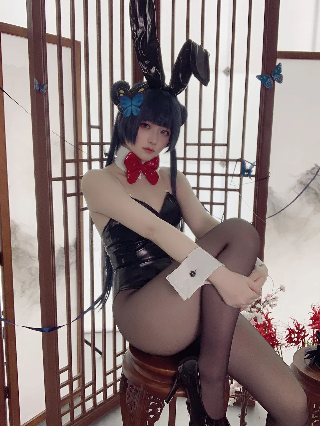 屿鱼 - 蔚蓝档案 龙华妃咲 兔女郎 [40P] tg@simisebaisi035.webp