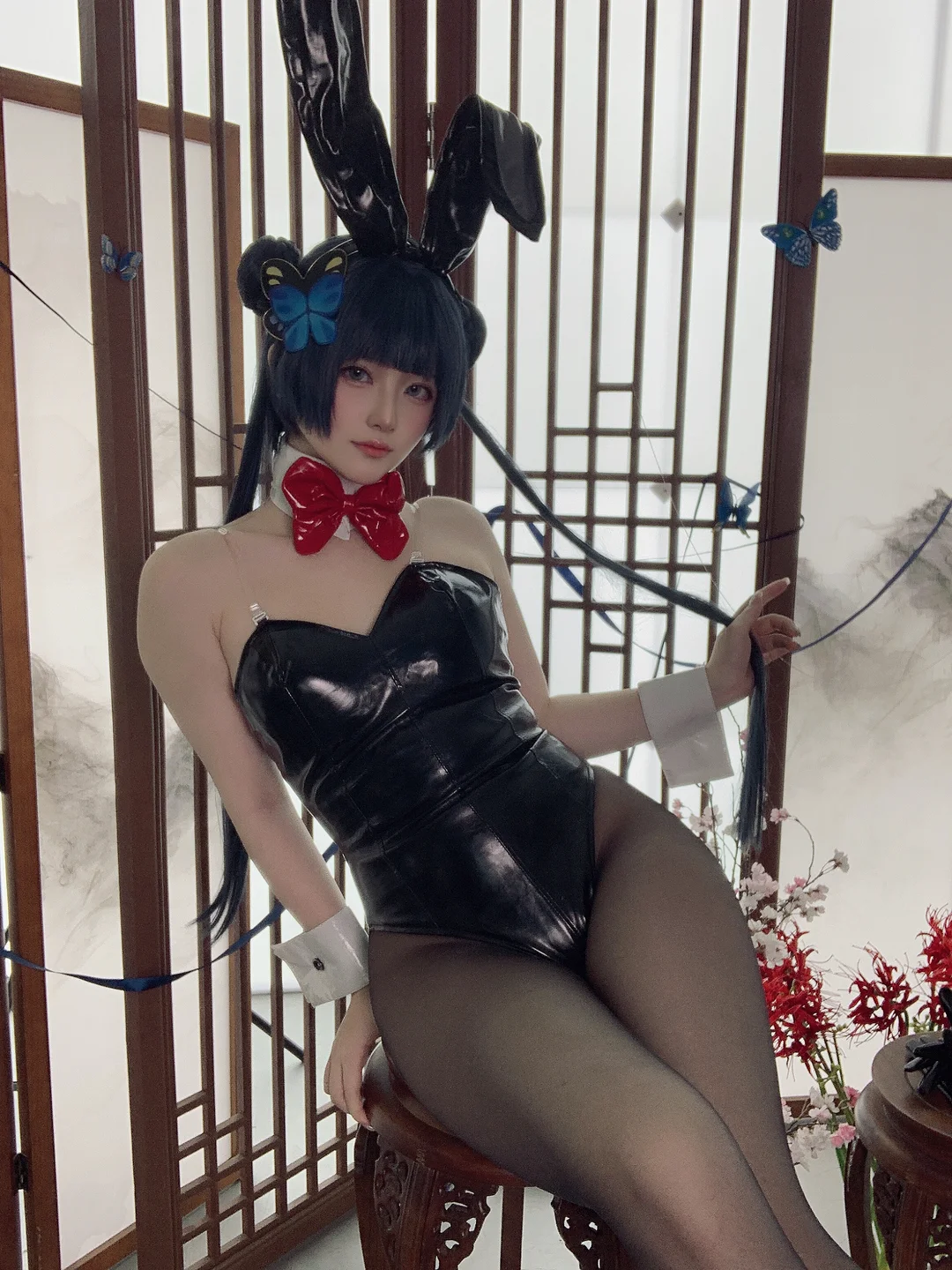 屿鱼 - 蔚蓝档案 龙华妃咲 兔女郎 [40P] tg@simisebaisi036.webp